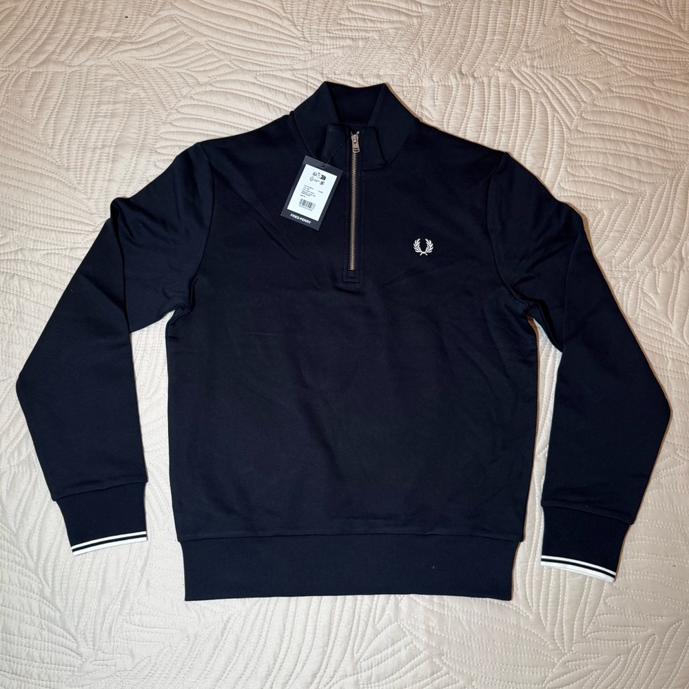 Fred Perry Half Zip - Picture 3 of 4